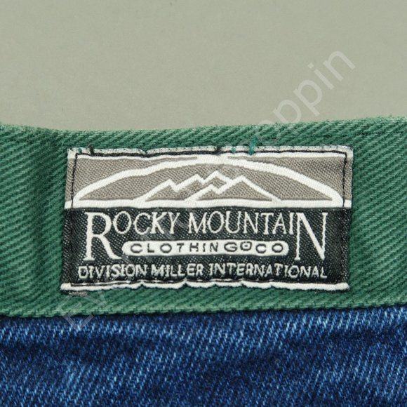 Vintage 1990s Rocky Mountain High Waist Rockies Jeans in Two Tone Size 29 / 9 - Picture 4 of 6